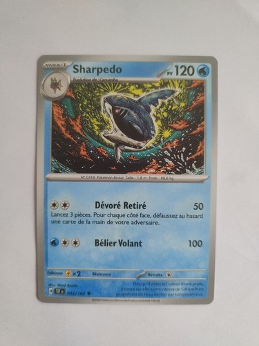 Carte pokémon sharpedo - pokémon,