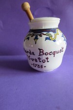 ancien  pot moutarde Bocquet Yvetot 1735