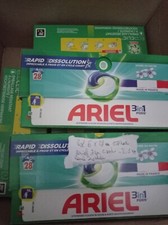 6 boîtes Lessive Ariel Pods Rapid Dissolution 28 doses - 128 doses au total