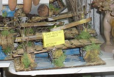 Miniature Crèche Pont En Bois