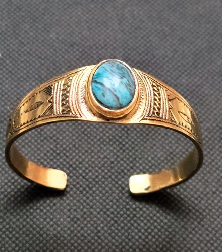Bracelet jonc manchette bronze - manchette,
