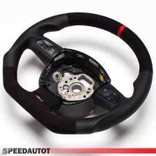 volant aplati S-line  cuir noir pour AUDI A4 A3 A6 Q5 A5 Echange standard