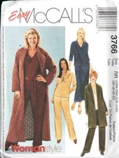 3766 PATRON" McCALL'S 5 CREATIONS PANTALON JUPE HAUT VESTE GRANDE T  46 AU 60