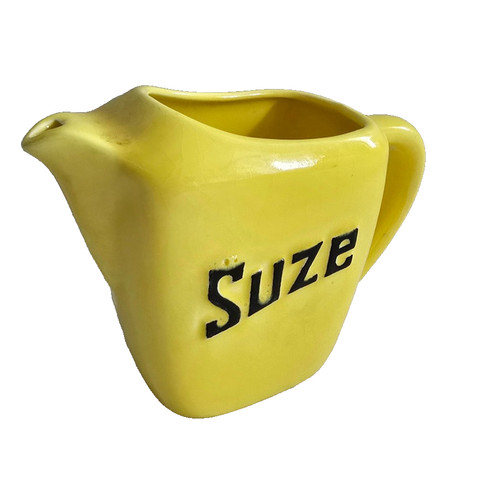 Vintage pichet suze jaune - pichet,
