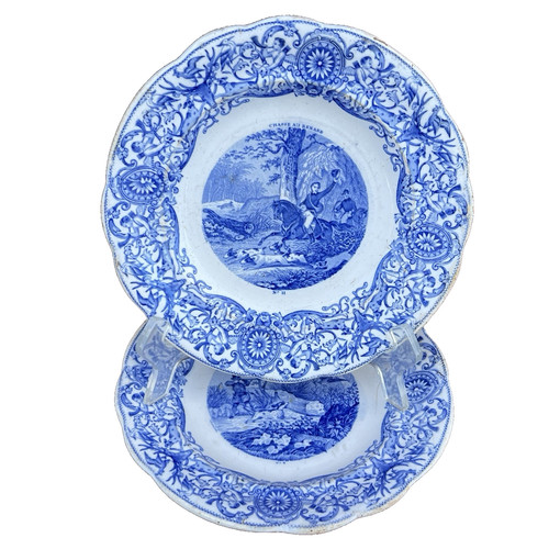 Assiettes parlantes faïence - 2,
