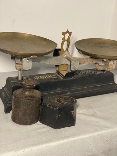 Balance ancienne type roberval - balance,