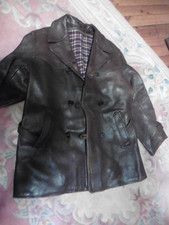 Ancienne canadienne cuir - ancienne, en