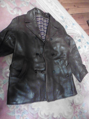 Ancienne canadienne cuir - canadienne, en