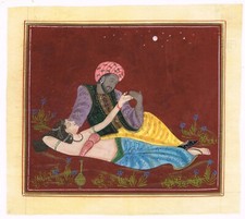 Indien Peinture Miniature D'Un