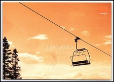 VINTAGE carte postale ORANGE