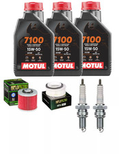 Entretien Motul 7100 15W50 Filtre Huile Air Bougies Yamaha XVS 650 Drag Star 97