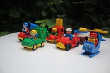 LEGO Duplo camion poubelle Hélicoptère clown 2613 2626 2650 2661 2619