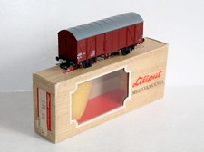 LILIPUT HO N°235 50 WAGON COUVERT FOURGON EUROP SBB CFF 47 637 TRANSPORT BAGAGES