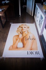 DIOR CHARLIZE THERON I Large French Vintage Advertising Fashion Poster Original