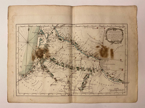 Carte routes occidentales - carte, et