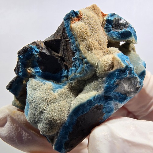 Rare shattuckite sphérique - , à