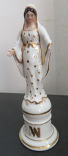 Statue de la Vierge en Porcelaine ancienne Limoges