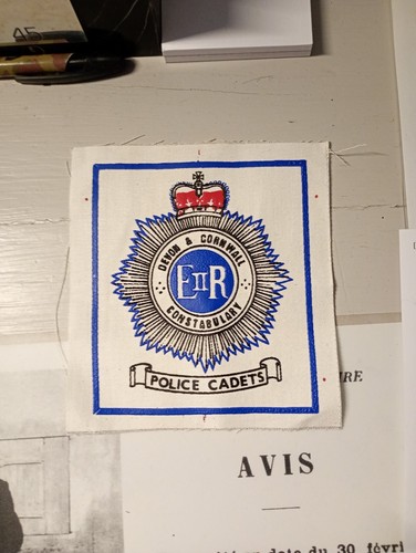 Ecusson école police - ecusson, de