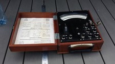 Ancien WATTMETRE de précision astatique CHAUVIN ARNOUX dans son coffret