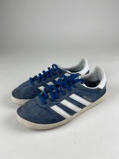 gazelle adidas sneakers bleu suedine 37