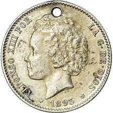 Monnaie, Espagne, Alfonso