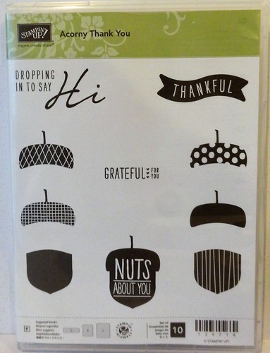 Stampin acorny thank - up, you
