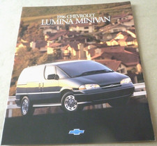 1996 CHEVROLET LUMINA MINIVAN Catalogue Brochure Prospekt Folder Documentation