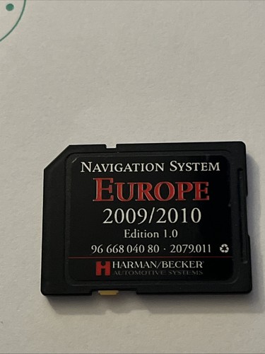 Carte gps europe peugeot - carte,