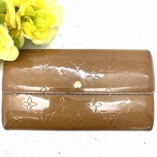 Louis Vuitton Long Wallet Verni Portefeuille Sala M91522 #FS386-57