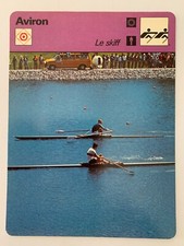 CARTE EDITIONS RENCONTRE 1978 / AVIRON P. KARPPINEN ET P.M. KOLBE JO 1976 SKIFF