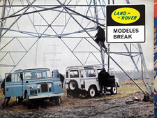 Land Rover 88 109 Série ORIGINAL 1973 Constructeur  OLD Brochure en FRANCAIS ?❤