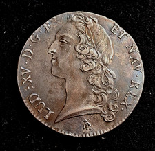 LOUIS XV:MAGNIFIQUE ECU LOUIS XV  1769 TOULOUSE.
