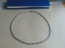 Collier chaîne argent poinçon Minerve mailles forçat