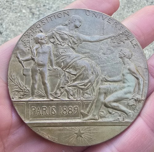 Médaille bronze exposition - médaille, en