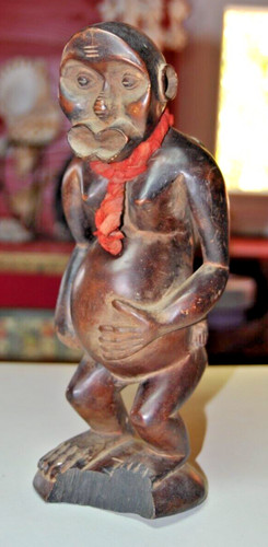 Statue africaine bois - statue,