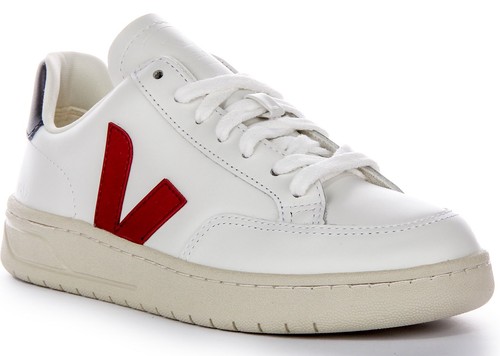 Veja cuir logo low top - logo,