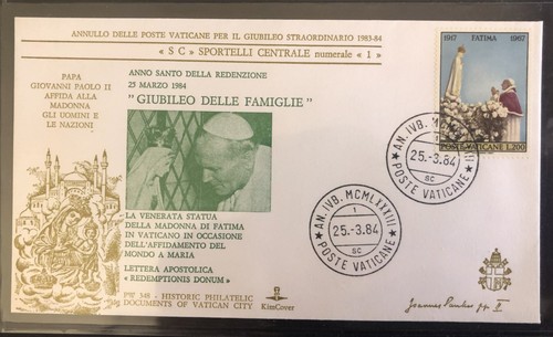 Fdc vatican pope john - «,