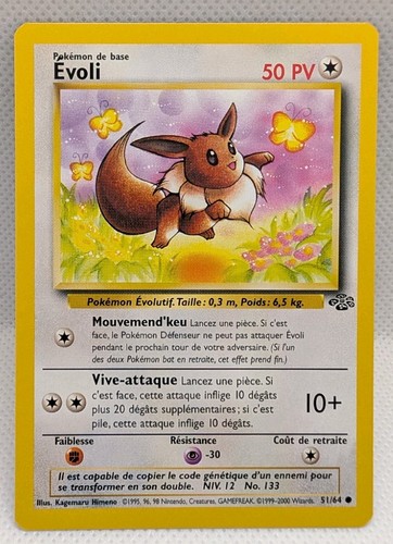 Carte pokémon evoli - carte,