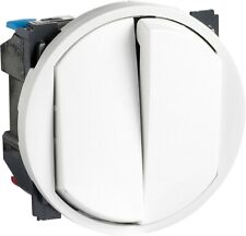 Legrand Céliane 200951 - Double Interrupteur Va et Vient BLANC 67001 x2 + 68002