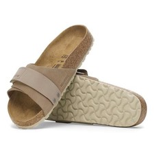 CHAUSSONS BIRKENSTOCK OITA À BRIDE UNIQUE EN DAIM ET NUBUCK