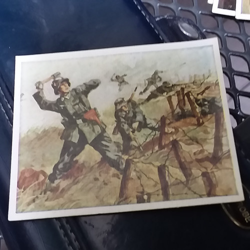 Ww2 carte photo lancée - photo,