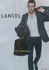 PUBLICITE LANCEL MAROQUINERIE COLLECTION POP SAC VALISE DE 2015 FRENCH AD PUB
