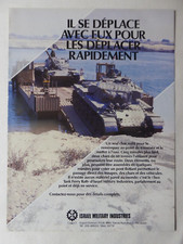 10/1982 PUB IMI ISRAEL MILITARY INDUSTRIES TWO TANK FERRY RAFT PONT FLOTTANT AD