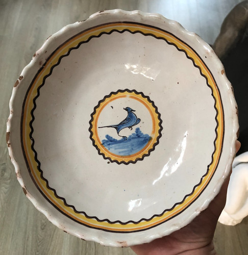 Joli petit saladier faience - petit,