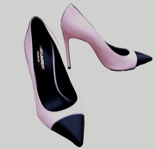 SAINT LAURENT-ESCARPINS CUIR