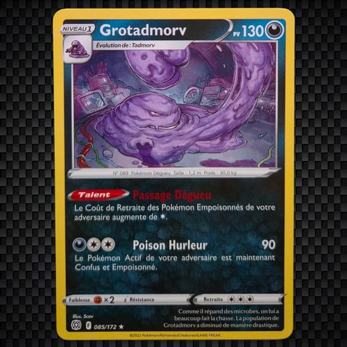 Cartes pokémon grotadmorv - cartes,