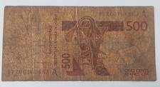Billet Banque Centrale Des États De l'Afrique De L'ouest 500 Francs CFA 2012
