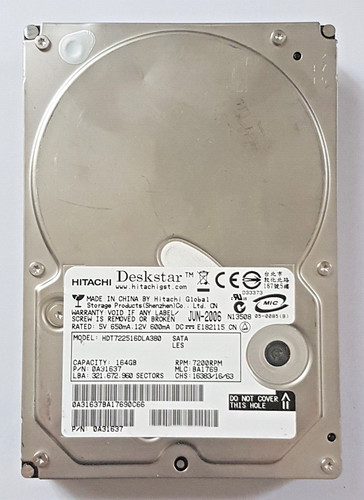 Disque dur 164 sata hitachi - disque,