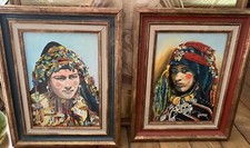 Paire de tableaux peinture