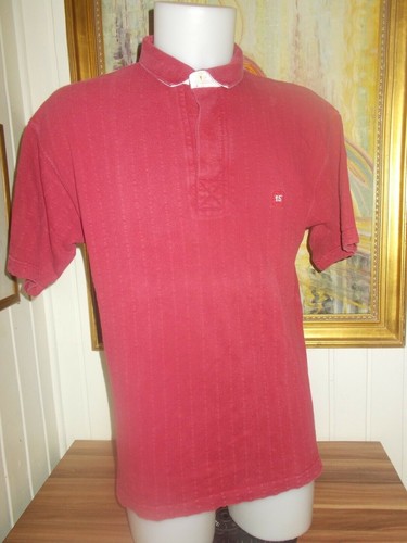 Polo coton rouge bordeau